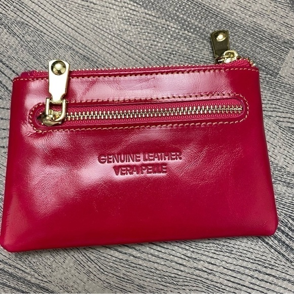 Vera Pelle Italian Leather Card/Key Purse - Picture 9 of 10